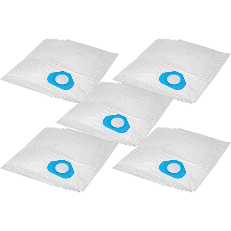 foto del prodotto 50x sacchetti compatibile con nilfisk 70ga, 84gs, ga70, ga 70, gm80, gm 80, gm90, gm 90, gs80, gs 80, gs90 aspirapolvere in microfibra, bianco