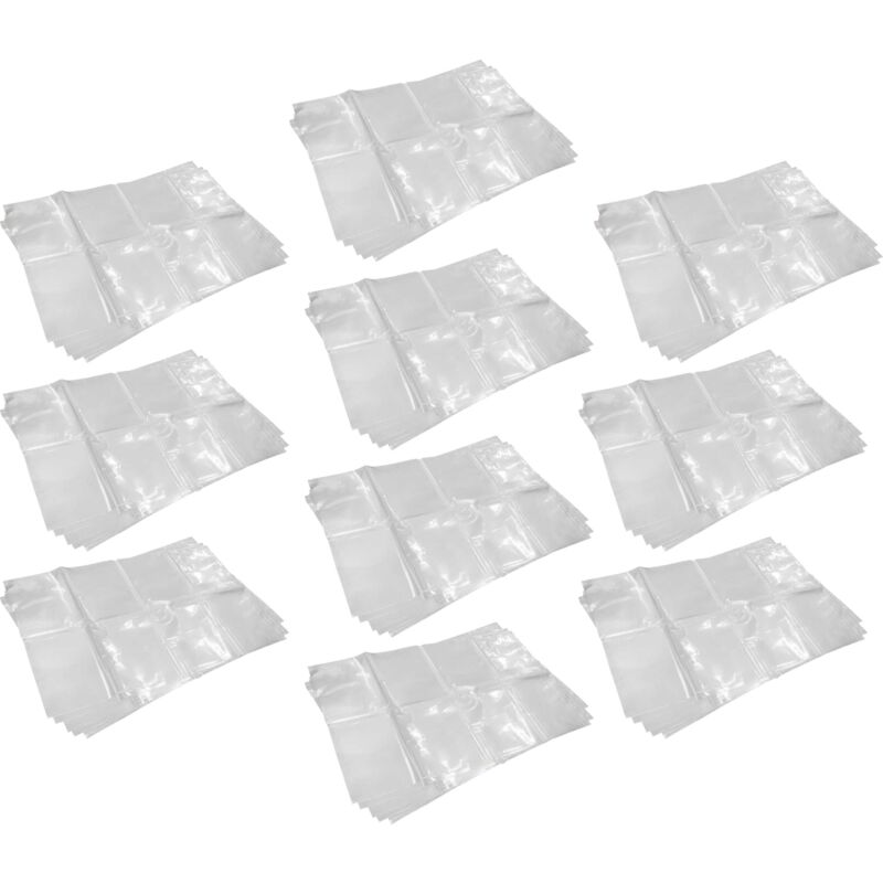 foto del prodotto 50x sacchetto compatibile con dustcontrol f 20000, 30000 aspirapolvere - 110cm x 70cm trasparente - vhbw