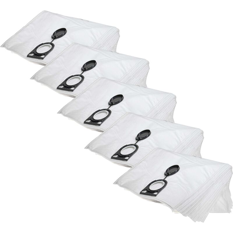 foto del prodotto 50x sacchetto compatibile con metabo asa 1202, asa 2025, asa 1200, asr 25 l sc, asr 25l, asr 2025 aspirapolvere - 43cm x 32cm bianco - vhbw