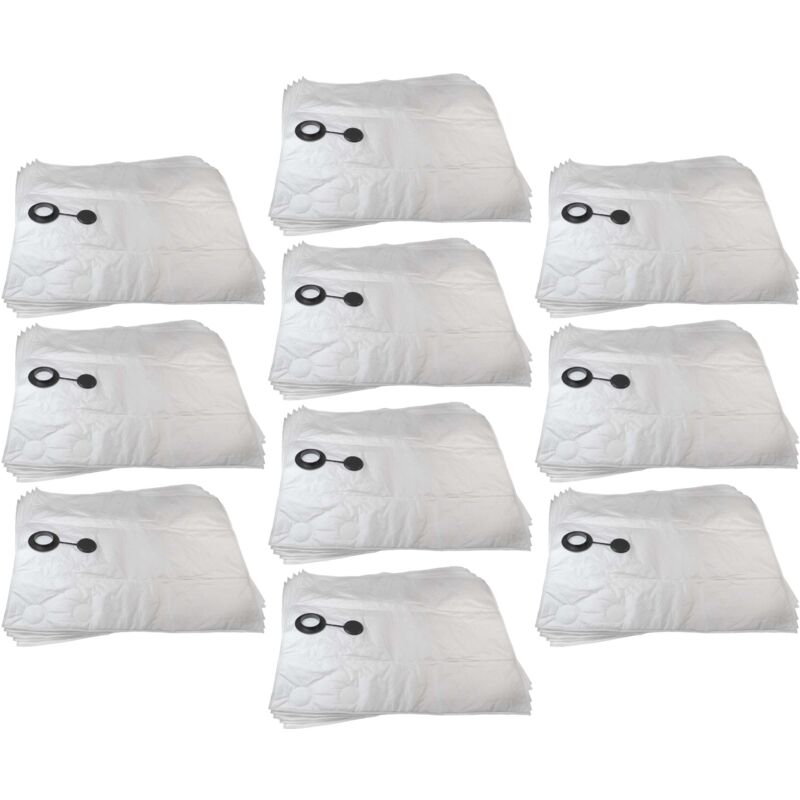 foto del prodotto 50x sacchetto compatibile con nilfisk alto vl500 55, maxxi ii 75 2, vl500 75, maxxi ii 75 wd aspirapolvere 88,2cm x 62cm bianco vhbw