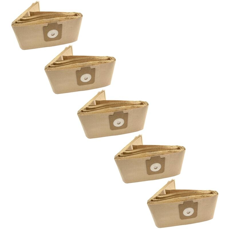 foto del prodotto 50x sacchetto compatibile con pullmann gd 930 / gd930, pv930, gd930 aspirapolvere - carta, 95,5cm x 17cm color sabbia - vhbw