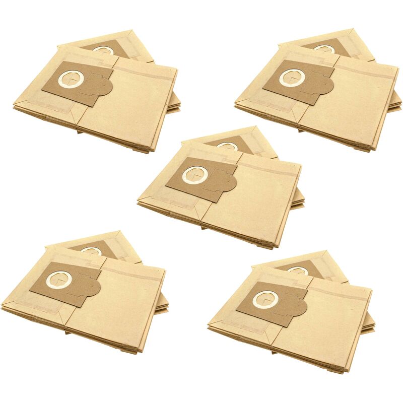 immagine 0 del prodotto 50x sacchetto compatibile con siemens vs 10000 10999 super, 10000 10999 super aspirapolvere 24,5cm x 18cm vhbw