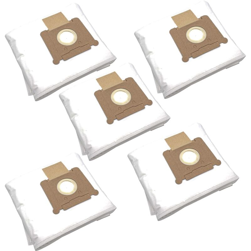 foto del prodotto 50x sacchetto compatibile con tennant 3400, 3410, 802224, 802225, 1067460, v5 aspirapolvere in microfibra, 28cm x 26cm, bianco vhbw
