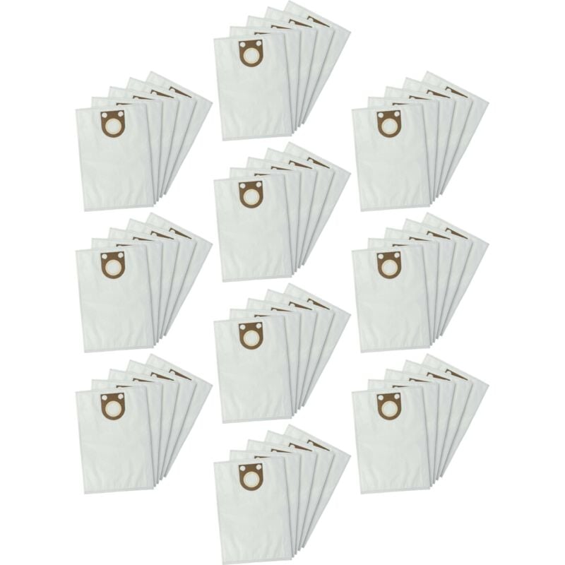 foto del prodotto 50x sacchetto sostituisce bosch 2605411229 per aspirapolvere in microfibra, 43cm x 33cm, bianco vhbw
