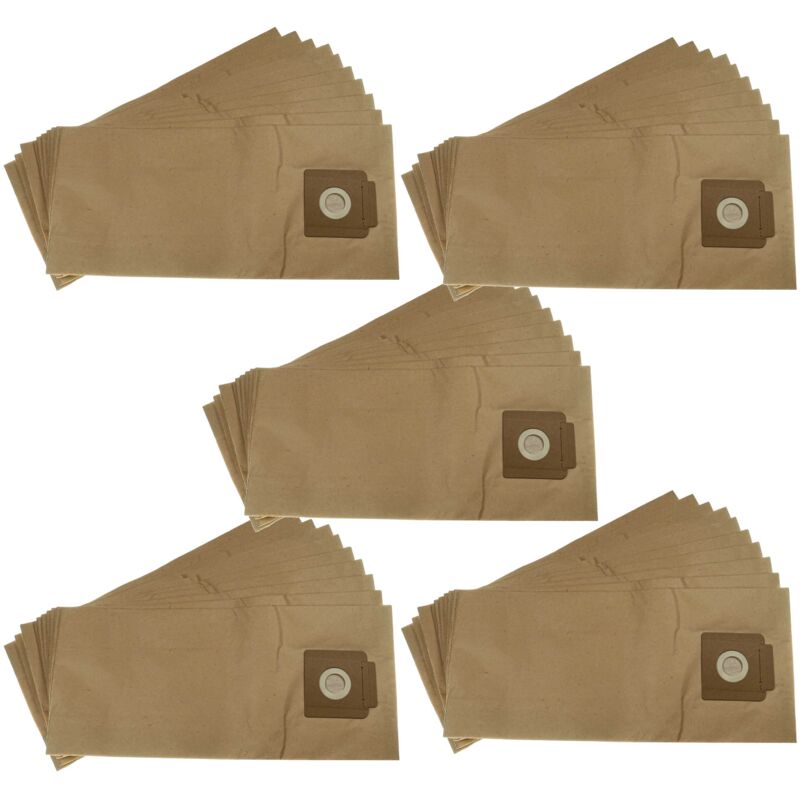 foto del prodotto 50x sacchetto sostituisce k rcher 6.904 333.0 per aspirapolvere carta, 51,5cm x 23cm marrone vhbw