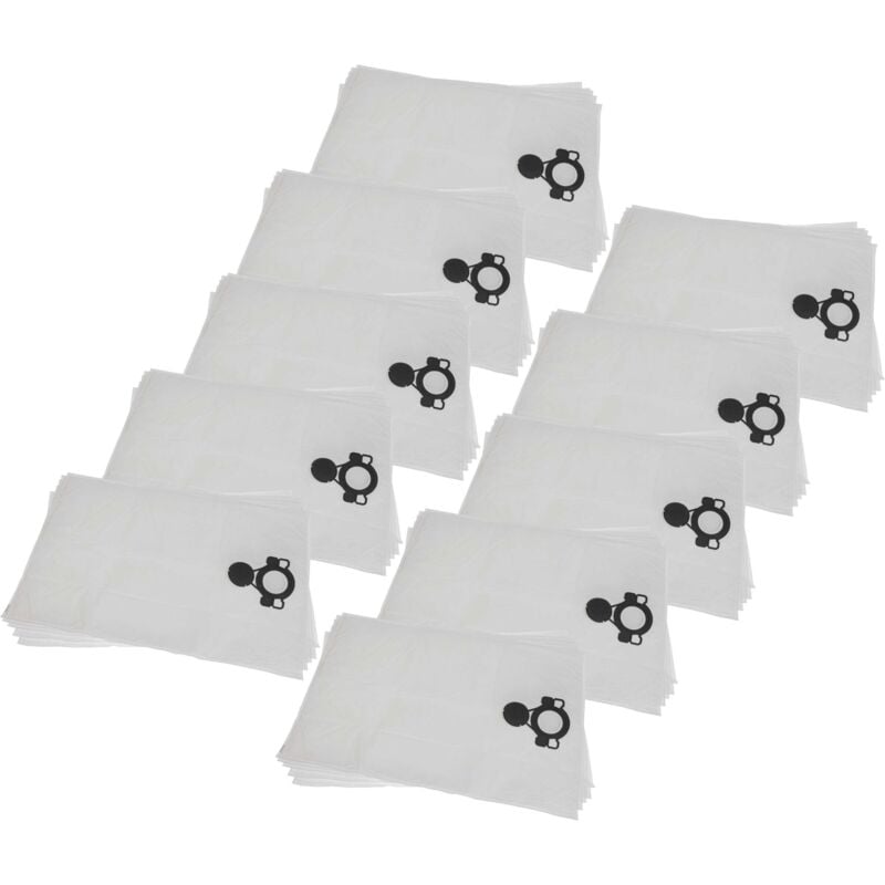 foto del prodotto 50x sacchetto sostituisce stihl 49015009009 per aspirapolvere microfibra, 52,5cm x 39cm bianco vhbw