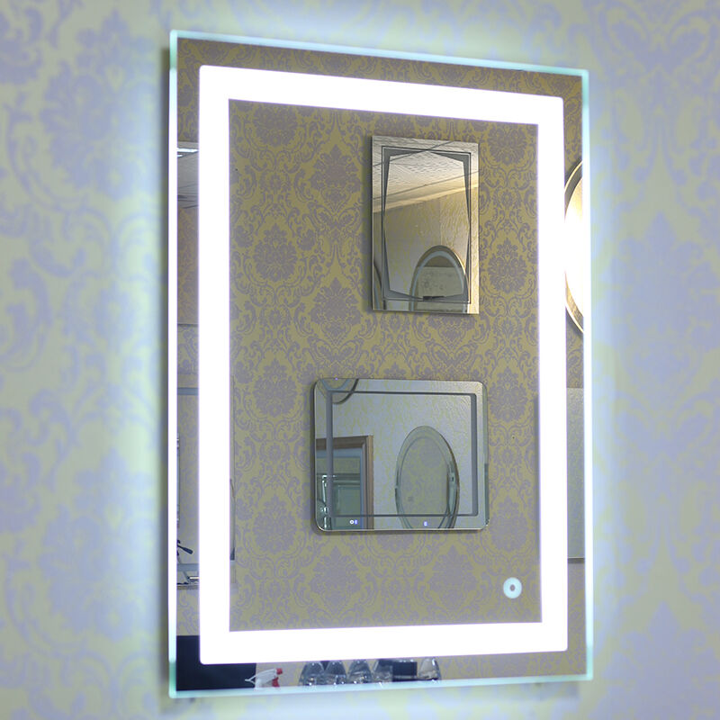 foto del prodotto 50x70 cmspecchio led lampada da specchio illuminazione da bagno,luce bianca fredda haloyo