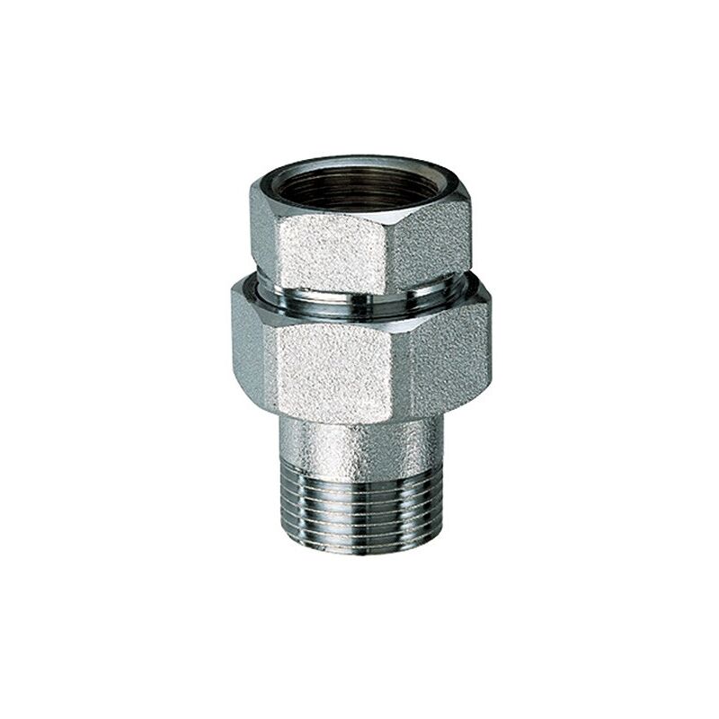 foto del prodotto 5150 raccordo 3 pezzi diritto in ottone cromato misura 1 2 5150 12