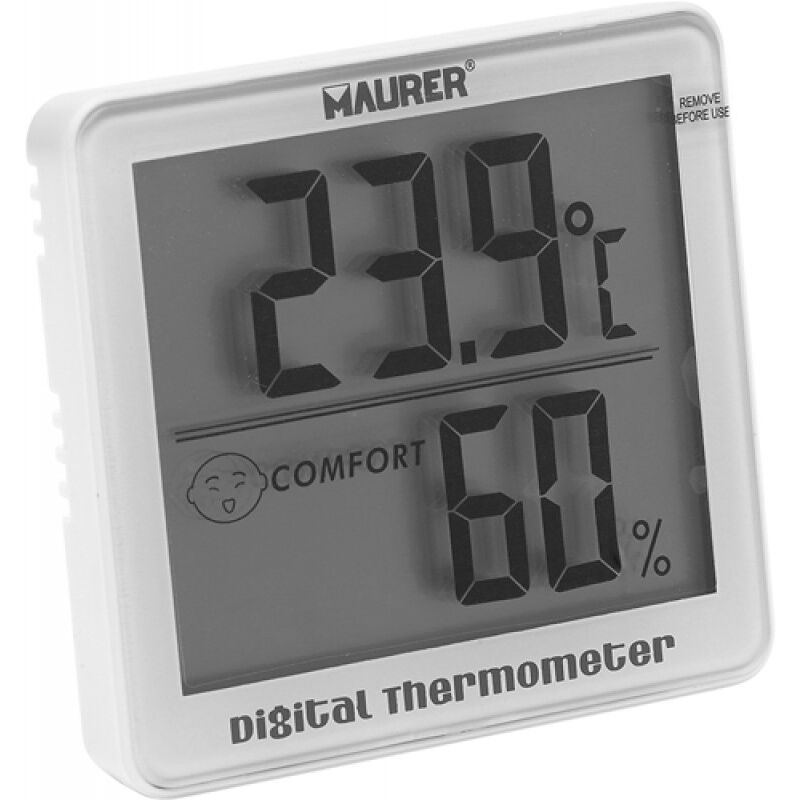 foto del prodotto 5160670 termometro digitale con indicatore di umidit , multicolore, extra large maurer