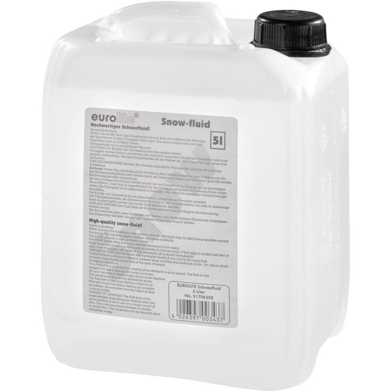 foto del prodotto 51706350 liquido per la neve artificiale 5 l eurolite