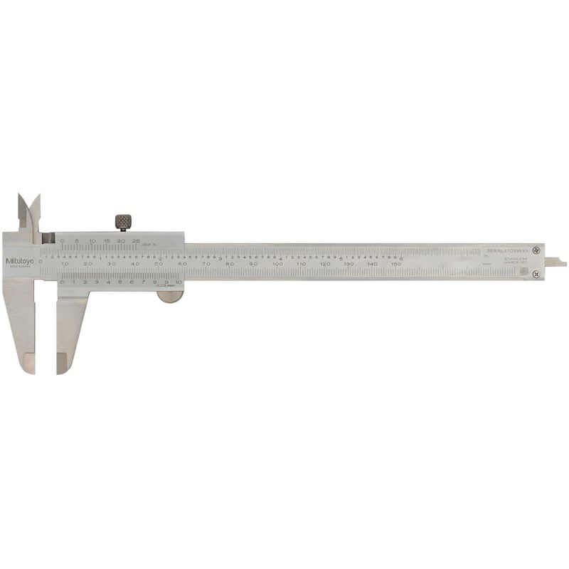 foto del prodotto 530 312 0 calibro vernier a doppia scala pollici metri 6 150 mm x 0,001 0,02 mm mitutoyo