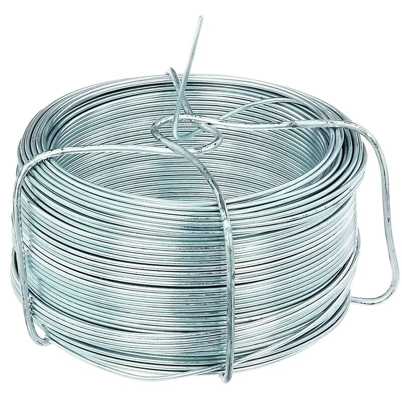foto del prodotto 530068 matassa di filo metallico, zincato, filo 1,3 mm, lunghezza 50 m alberts