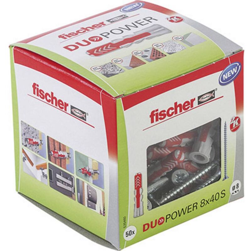 foto del prodotto 535460 duopower 8x40 s ld tassello a 2 componenti 40 mm 8 mm 50 pz. fischer
