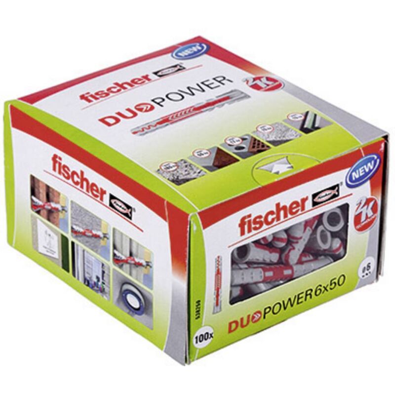 foto del prodotto 538250 duopower 6x50 ld tassello a 2 componenti 50 mm 6 mm 100 pz. fischer