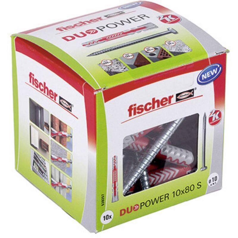 foto del prodotto 538257 duopower 10x80 s ld tassello a 2 componenti 80 mm 10 mm 10 pz. fischer