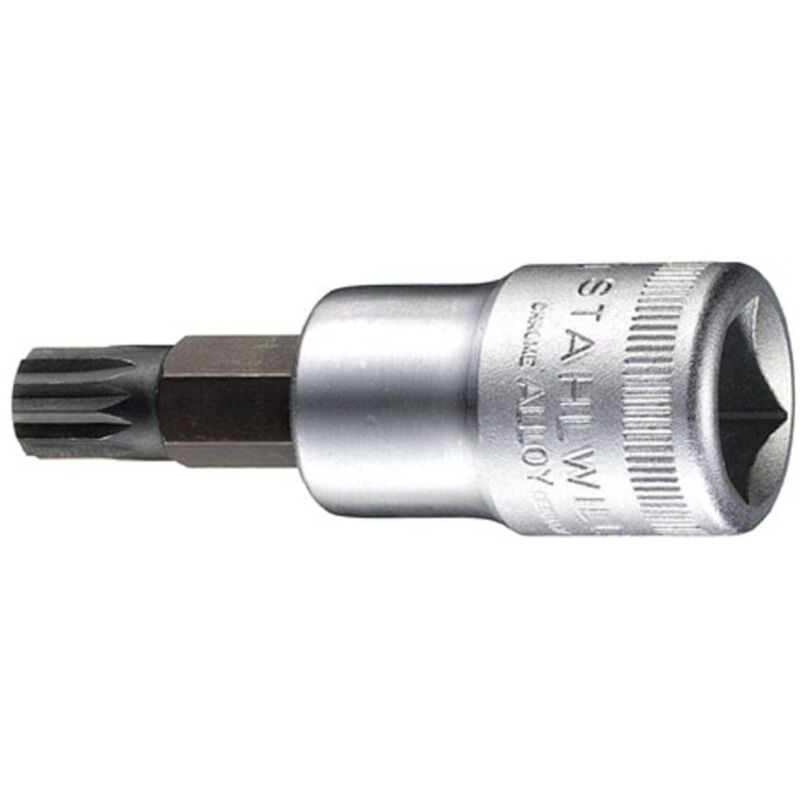 foto del prodotto 54 x m 8 03060008 multidente xzn inserto giravite a bussola m8 1 2 12.5 mm stahlwille