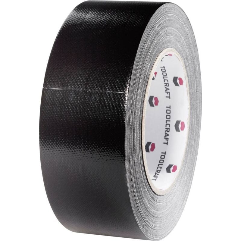 foto del prodotto 54b48l20sc 54b48l20sc nastro in tessuto gaffer nero l x l 20 m x 48 mm 1 pz. toolcraft