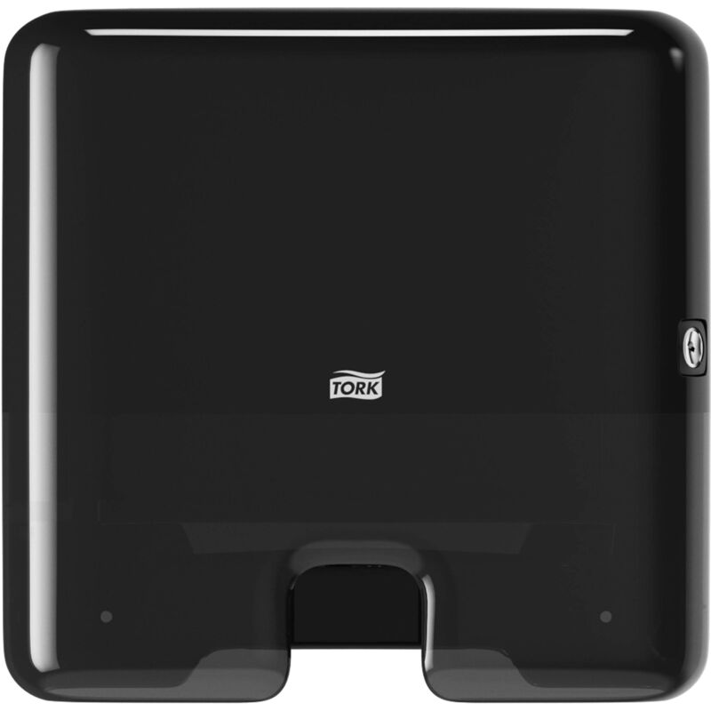 foto del prodotto 552108 xpress dispenser mini per asciugamani intercalati, nero, elevation design, compatibile con sistema h2 tork
