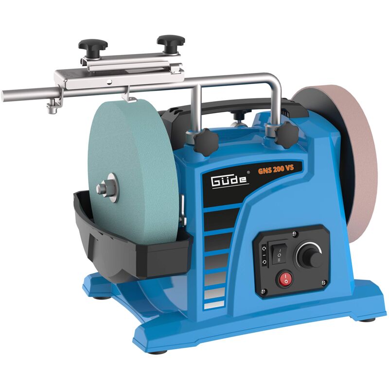 foto del prodotto 55247 gns 200 vs smerigliatrice a umido 230 v, 120 w, 200 mm, disco abrasivo a secco e a umido , blu, 45,5 x 28 x 37 cm g de