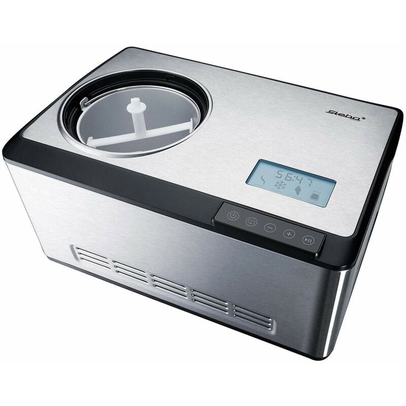 foto del prodotto 55800 macchina per il gelato, acciaio inox, plastica, argento steba