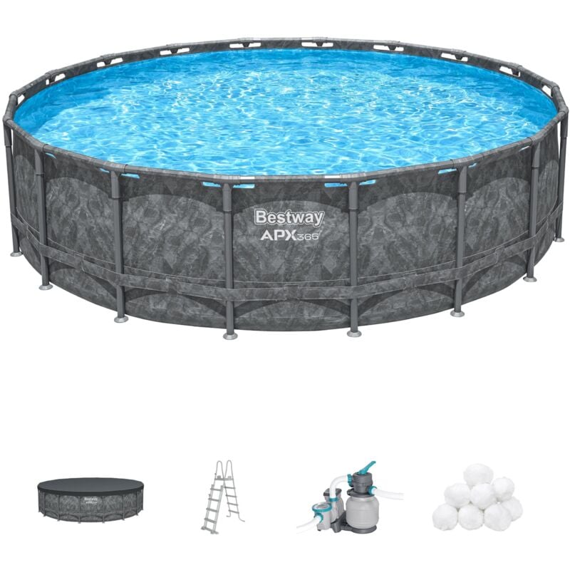 foto del prodotto 561kc set piscina fuori terra apx 365 con misure da 549x132 cm bestway