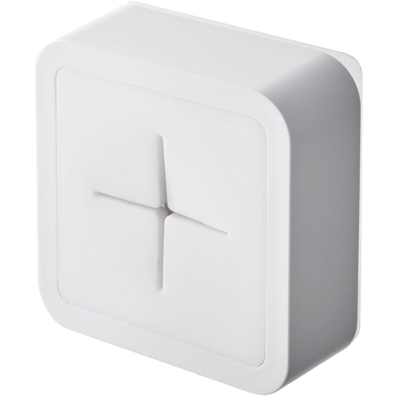 foto del prodotto 5629 tower film hook towel holder, white, abs resin silicone filmhook polycarbonate pet polyurethane, 5.5 x 2.3 x 5.5 cm yamazaki