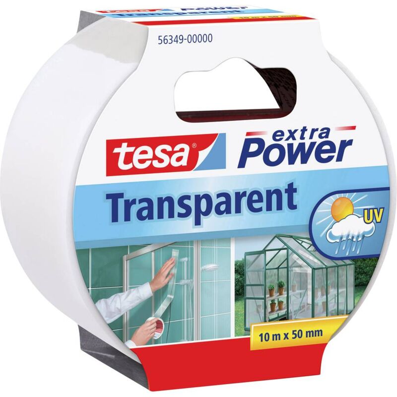 foto del prodotto 56349 00000 04 nastro per riparazioni extra power trasparente l x l 10 m x 50 mm 1 pz. tesa
