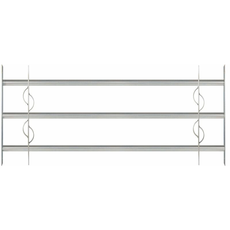 foto del prodotto 563639 inferriata per finestre secorino style, estendibile per finestre esterne, griglia antieffrazione, zincata blu, 450 x 1000 1500 mm alberts