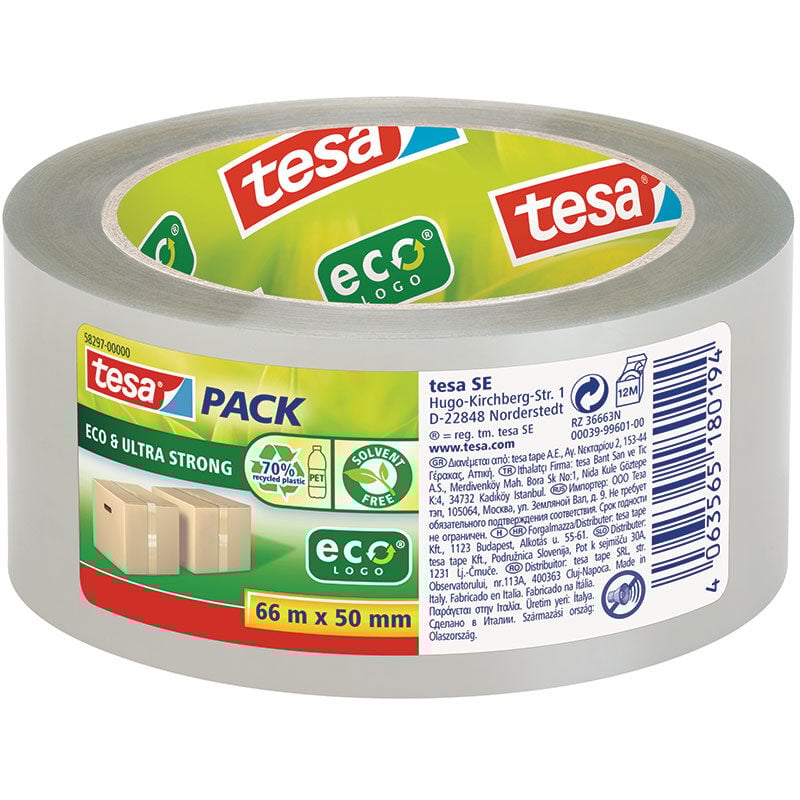 foto del prodotto 58297 00000 00 nastro adesivo 66 m trasparente 1 pezzo i tesa