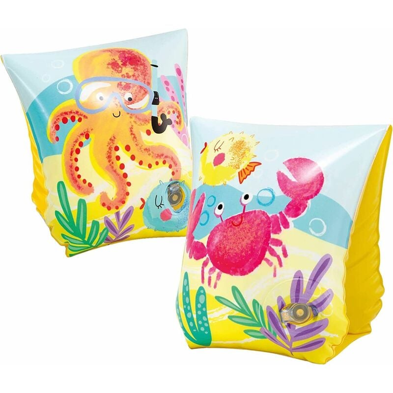 foto del prodotto 58652 braccioli per bimbi bambini fun fish tropicali 23 x 15 cm intex