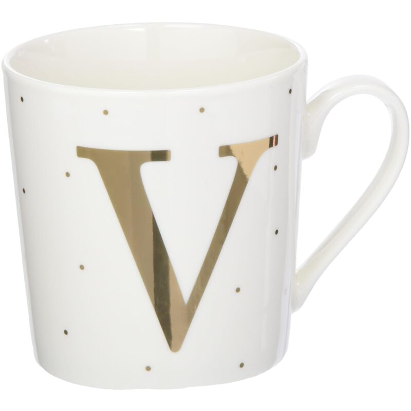 foto del prodotto 5909.047 tazza con manico, in porcellana, 300 ml, con scritta v depesche