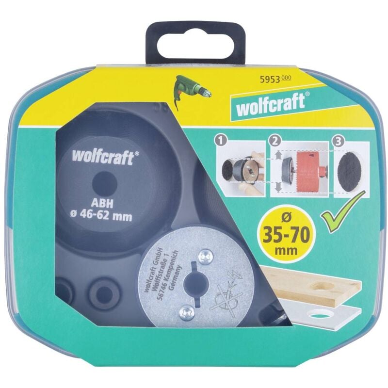 foto del prodotto 5953000 aiuto per la foratura 7 parti 1 pz. wolfcraft