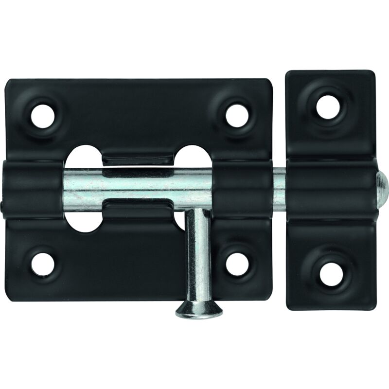 foto del prodotto 596773 srr45blb pestillo de acero acabado en negro 45 mm blister abus