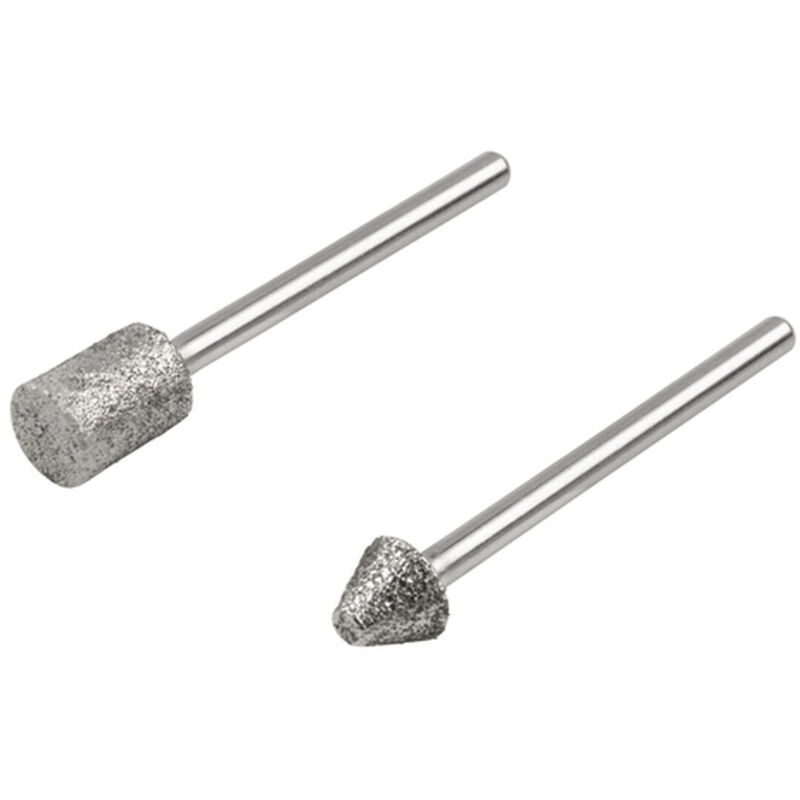 foto del prodotto 5989000 kit di punte diamantate, a forma di cilindro e a forma di punta, 2 pz. 1 kit - wolfcraft