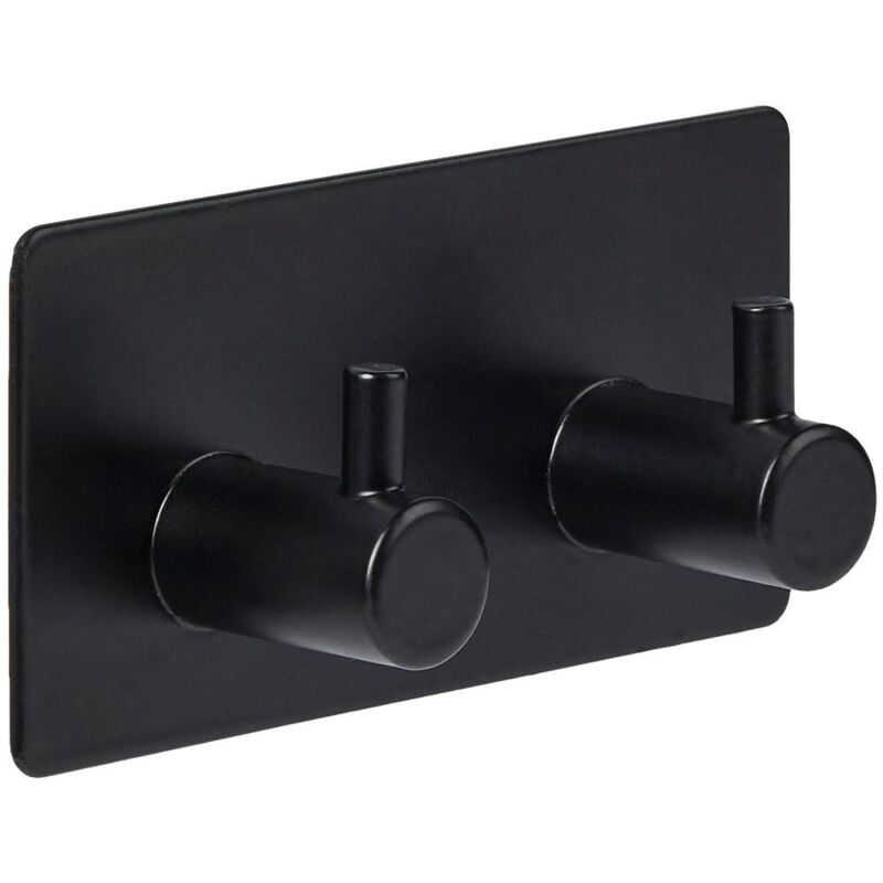 foto del prodotto 5five simply smart appendiabiti adesivo stiky 2 teste 9x2,8 cm 5five