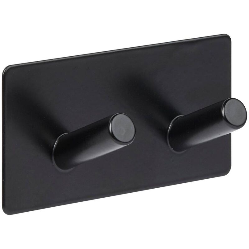 foto del prodotto 5five simply smart appendiabiti adesivo stiky 2 teste 9x3,5 cm 5five