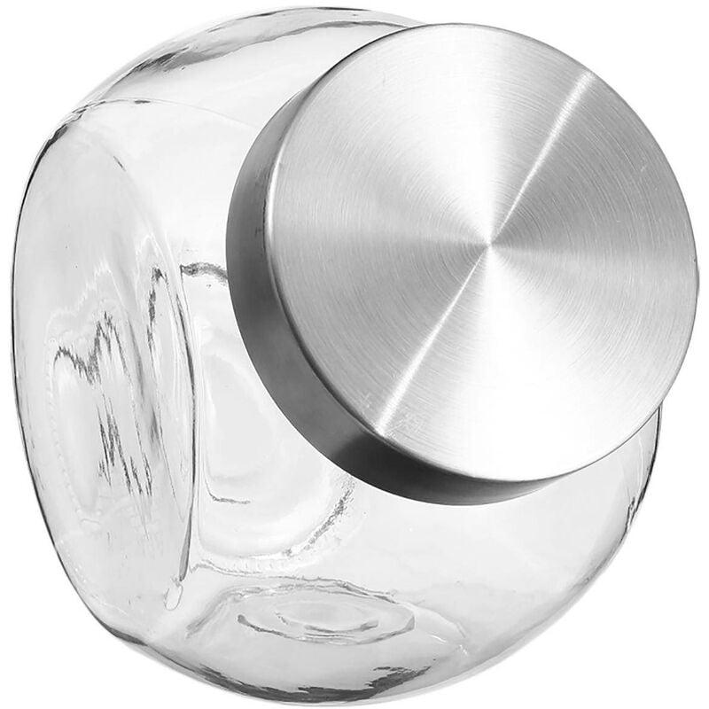 foto del prodotto 5five simply smart barattolo per caramelle in vetro con coperchio in acciaio inox 1,5l 5five