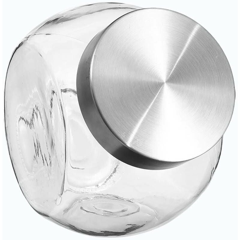 foto del prodotto 5five simply smart barattolo per caramelle in vetro con coperchio in acciaio inox 650ml 5five
