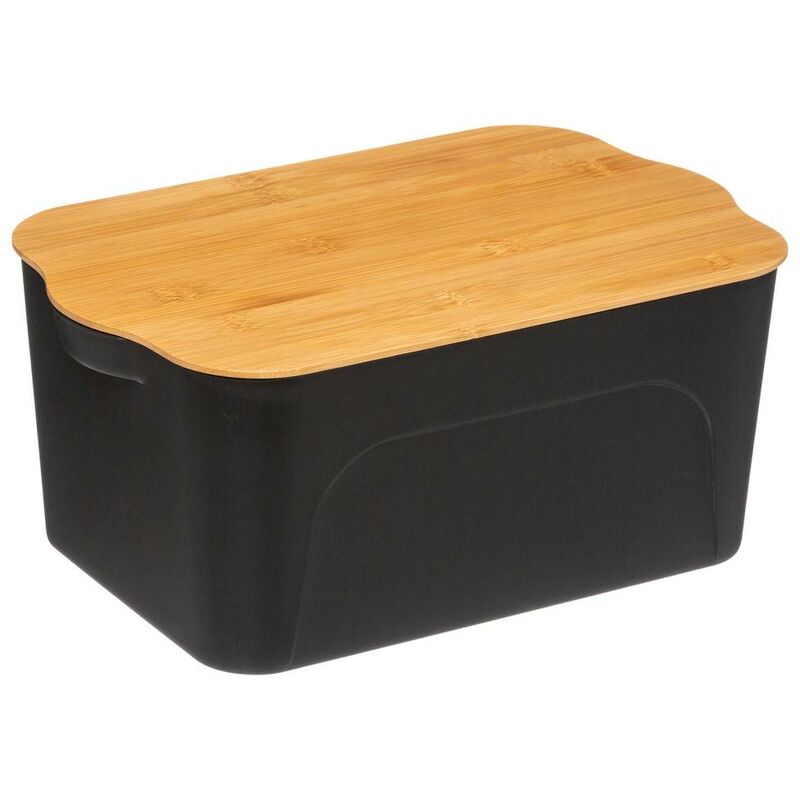 foto del prodotto 5five simply smart cassetta di plastica con coperchio in bamb 6,5l 5five