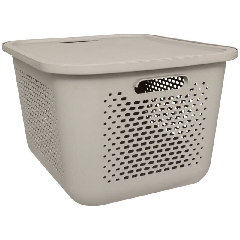 foto del prodotto 5five simply smart cestino aera da 19,6 l con coperchio in lino 5five