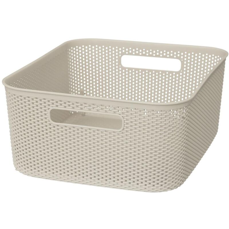 foto del prodotto 5five simply smart cestino all uncinetto 11l in lino 5five