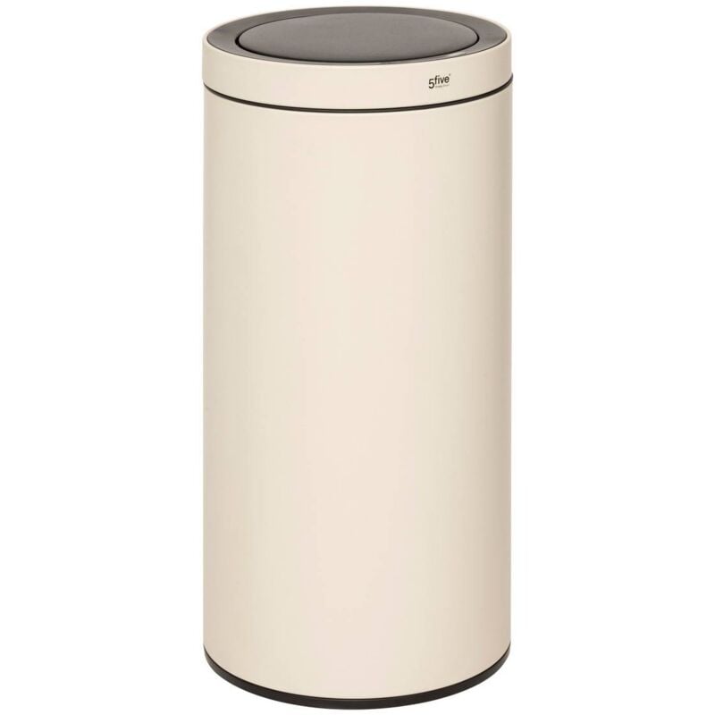 foto del prodotto 5five simply smart cestino automatico delta in metallo beige 40l 5five