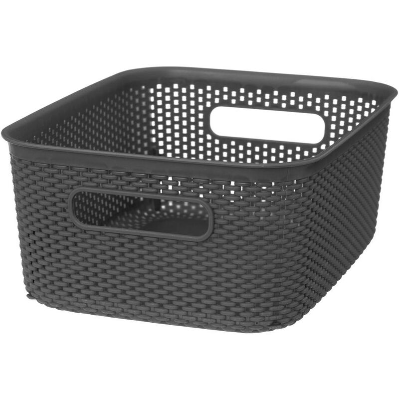 foto del prodotto 5five simply smart cestino con gancio crochy 4l grigio 5five