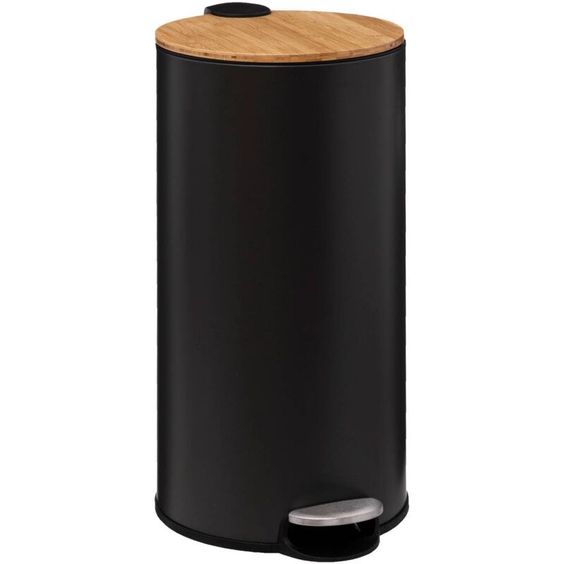 foto del prodotto 5five simply smart cestino in bamb modern color 30l nero 5five