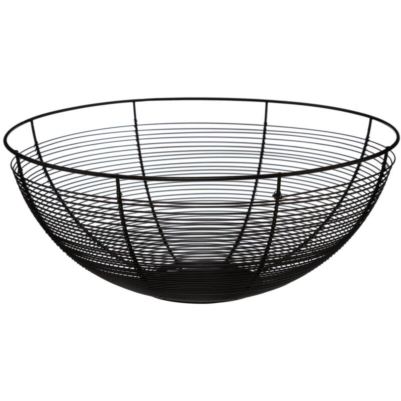foto del prodotto 5five simply smart cestino in ferro nero da 32 cm 5five