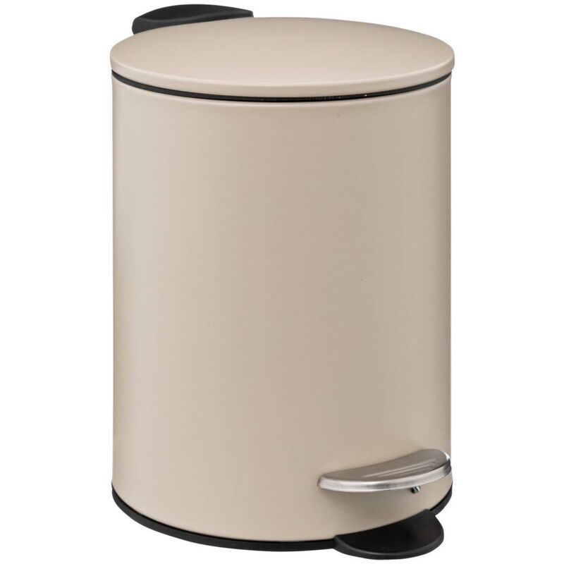 foto del prodotto 5five simply smart cestino in metallo soft close 3l colorama beige naturale 5five