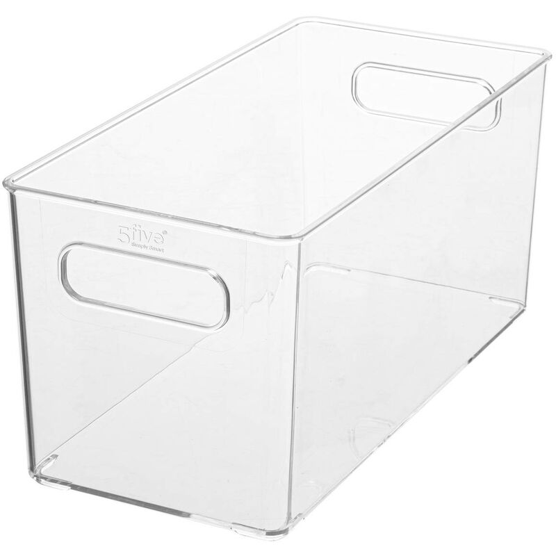 foto del prodotto 5five simply smart cestino in plastica trasparente selena 15x31cm 5five