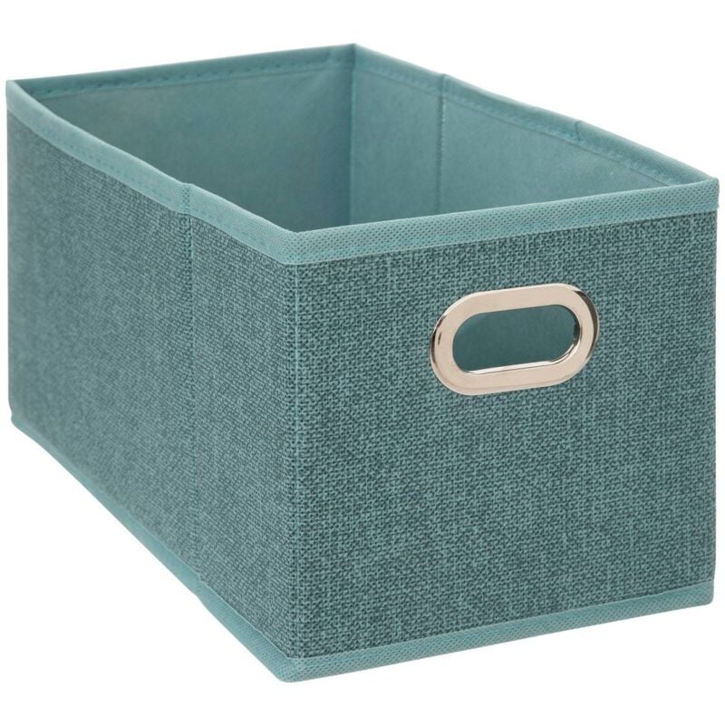 foto del prodotto 5five simply smart cestino in tessuto mix n modul 15x31cm screziato blu petrolio 5five