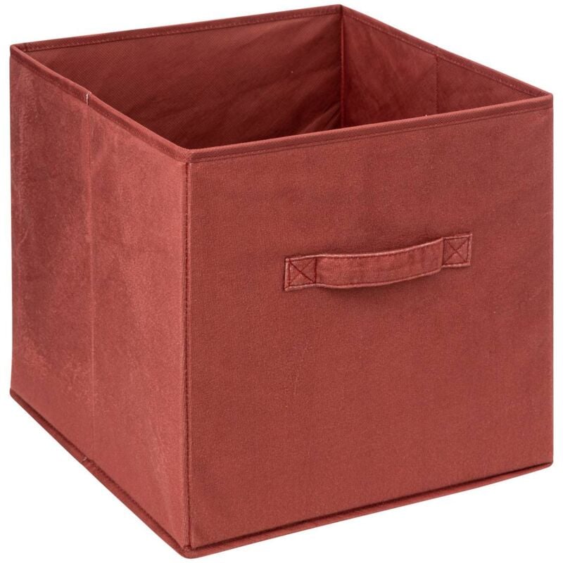 foto del prodotto 5five simply smart cestino in velluto mix n modul terra di siena 31x31cm 5five