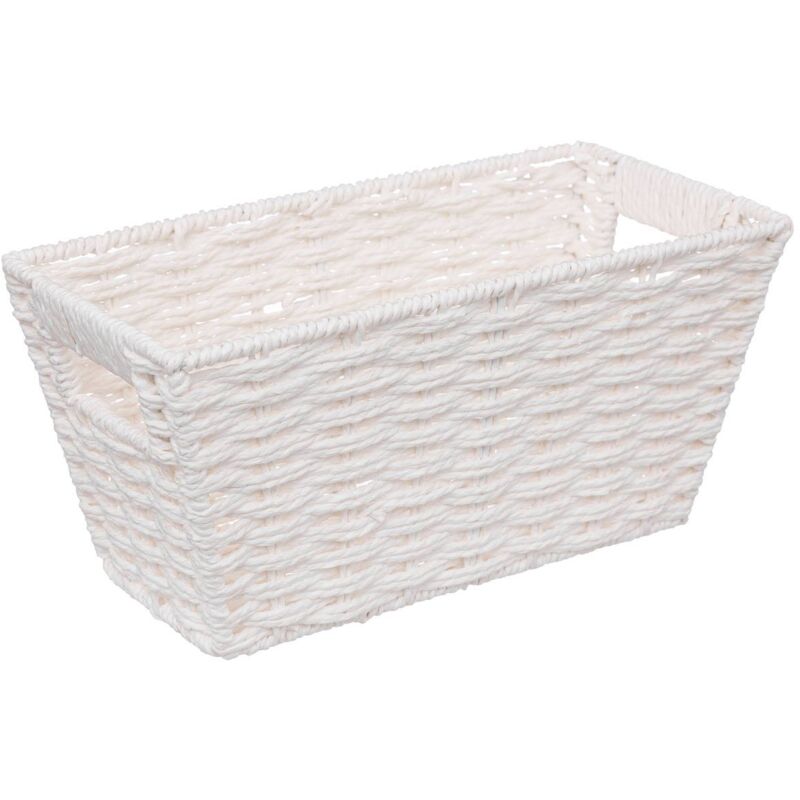 foto del prodotto 5five simply smart cestino in vimini mix n modul 15x31cm bianco 5five